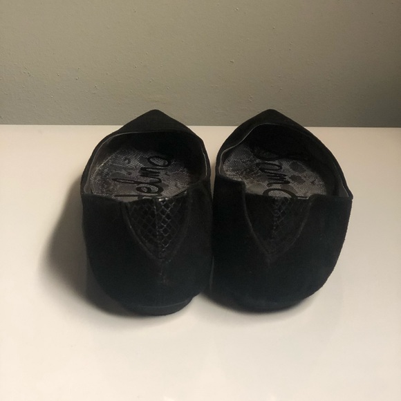 Sam Edelman Rae Black Suede Flats - Picture 3 of 6